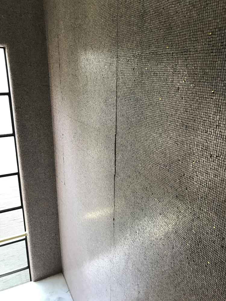 pulitura con strumentazione Laser nel mosaico pulitura con strumentazione Laser nel mosaico