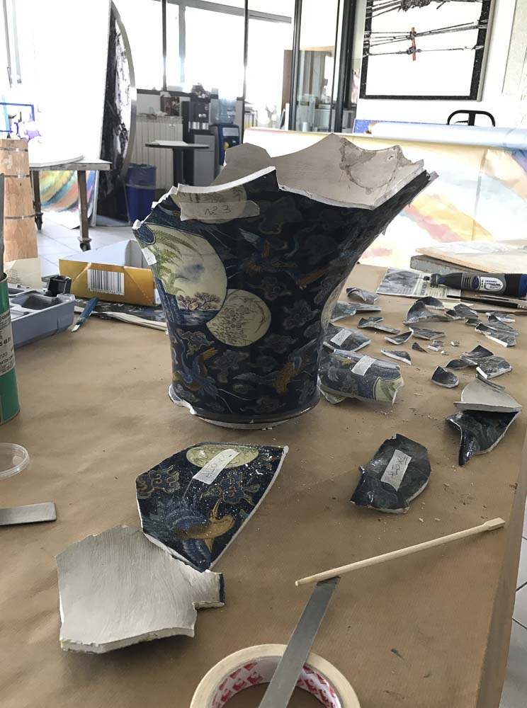 vaso in mosaico vaso in mosaico